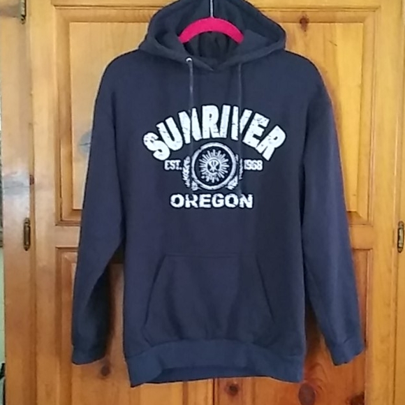 MB Jeans Sunriver Oregon Blue Sweatshirt Size S - Picture 1 of 5